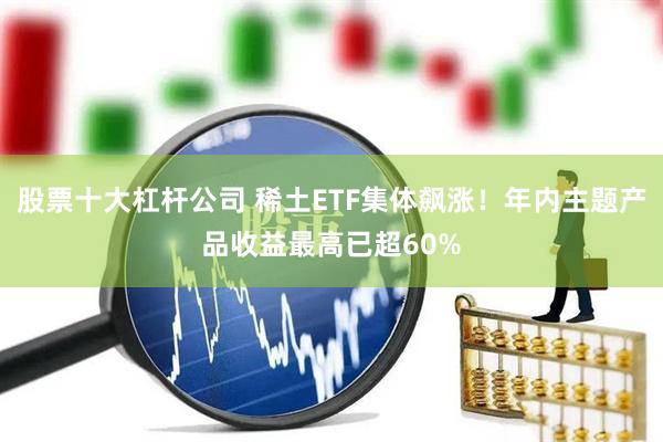 股票十大杠杆公司 稀土ETF集体飙涨！年内主题产品收益最高已超60%